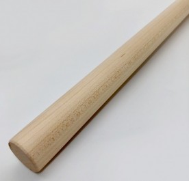 玉日本　麺棒　ハードメイプル　手磨き仕上げ　φ28×1000mm