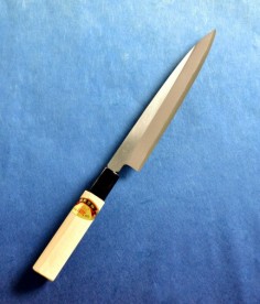江戸菊水 柳刃庖丁 鋼付 180mm