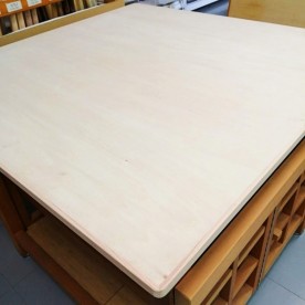 玉日本　綺麗な白木の蕎麦打ち用のし板　ｼﾅ材加工両面式　90×90cm×厚15mm