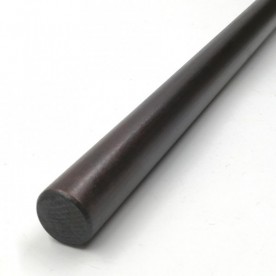 玉日本　麺棒　国産朴　漆拭き仕上げ　φ30×1000mm